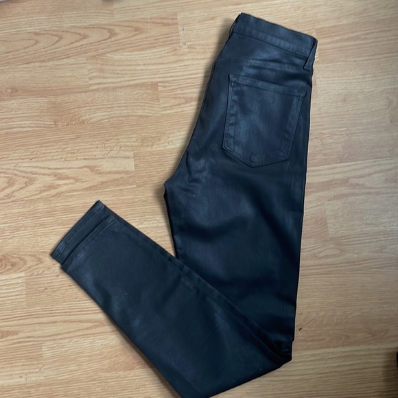 HOST PICK 💕 J Brand faux leather/waxed black jeans - Picture 5 of 5